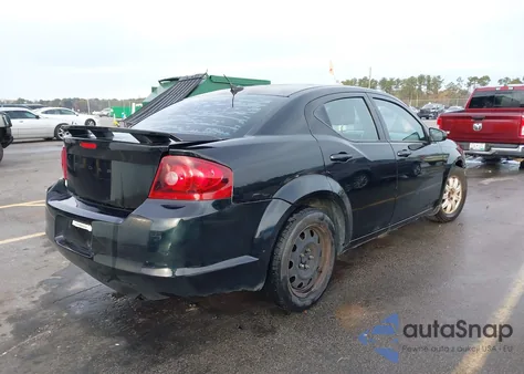 2013 Dodge Avenger Se V6 z USA, uszkodzony, nr VIN 1C3CDZAG4DN504856
